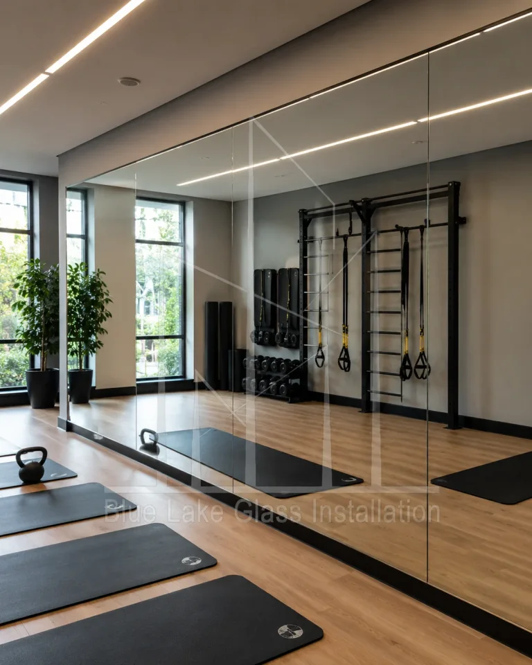 Multi-panel training room mirrors