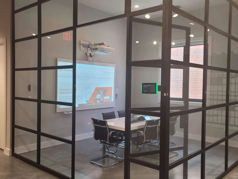 Glass partition project in Dubai