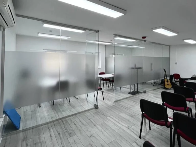 Glass wall partition project