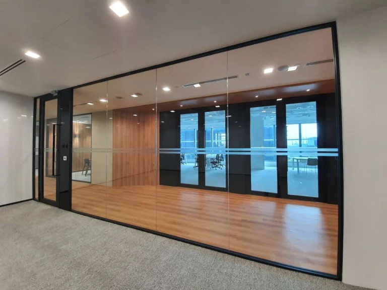 Office partition glass project