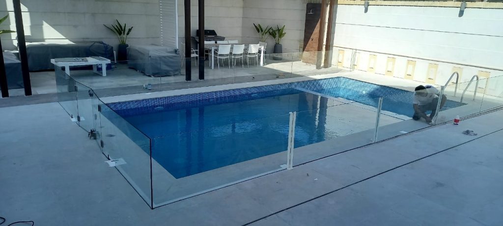 pool glass
