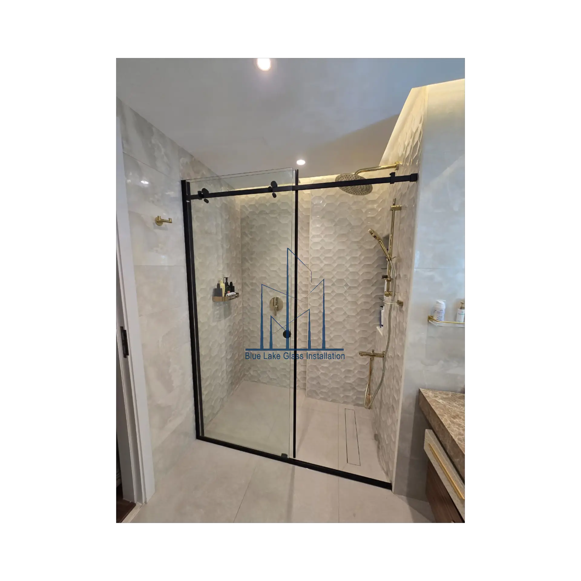Sliding glass shower door project