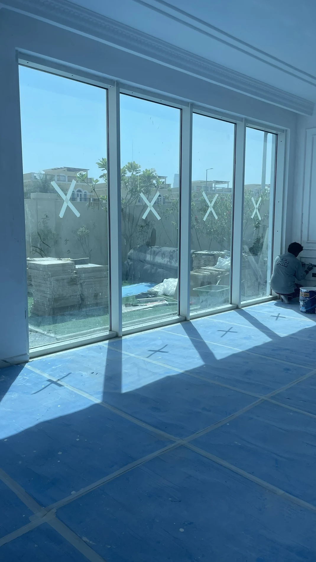 Aluminum frame and glass project in Dubai by Blue Lake Glass & Aluminum