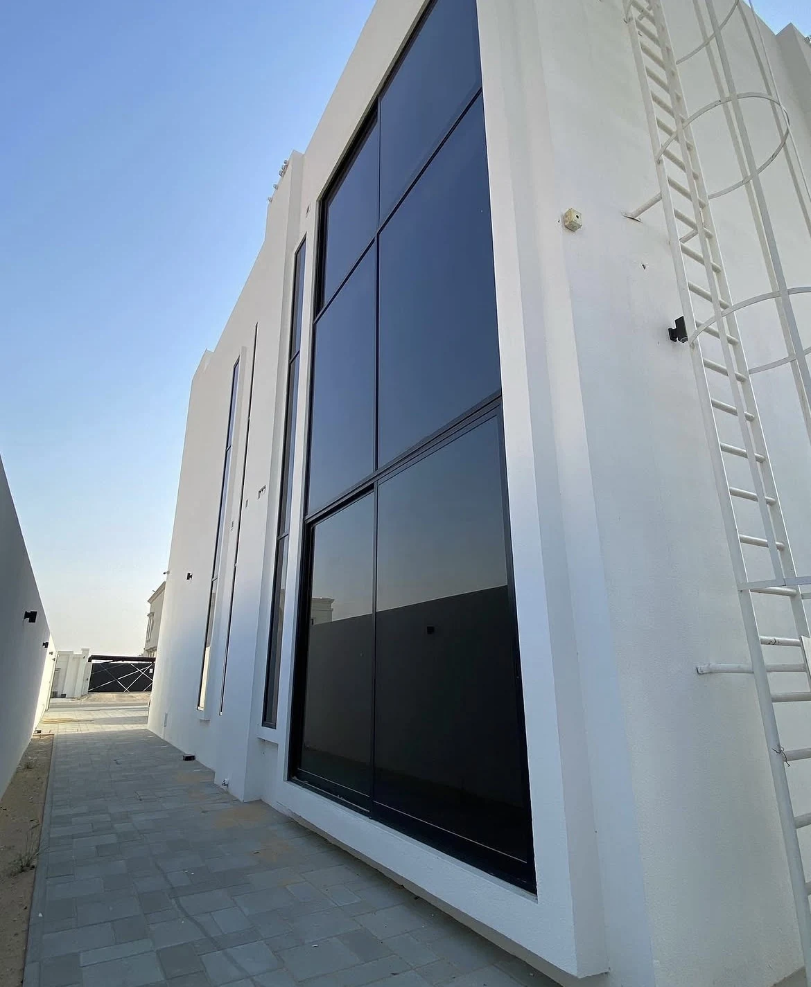 Custom aluminum doors project in Dubai by Blue Lake Glass & Aluminum