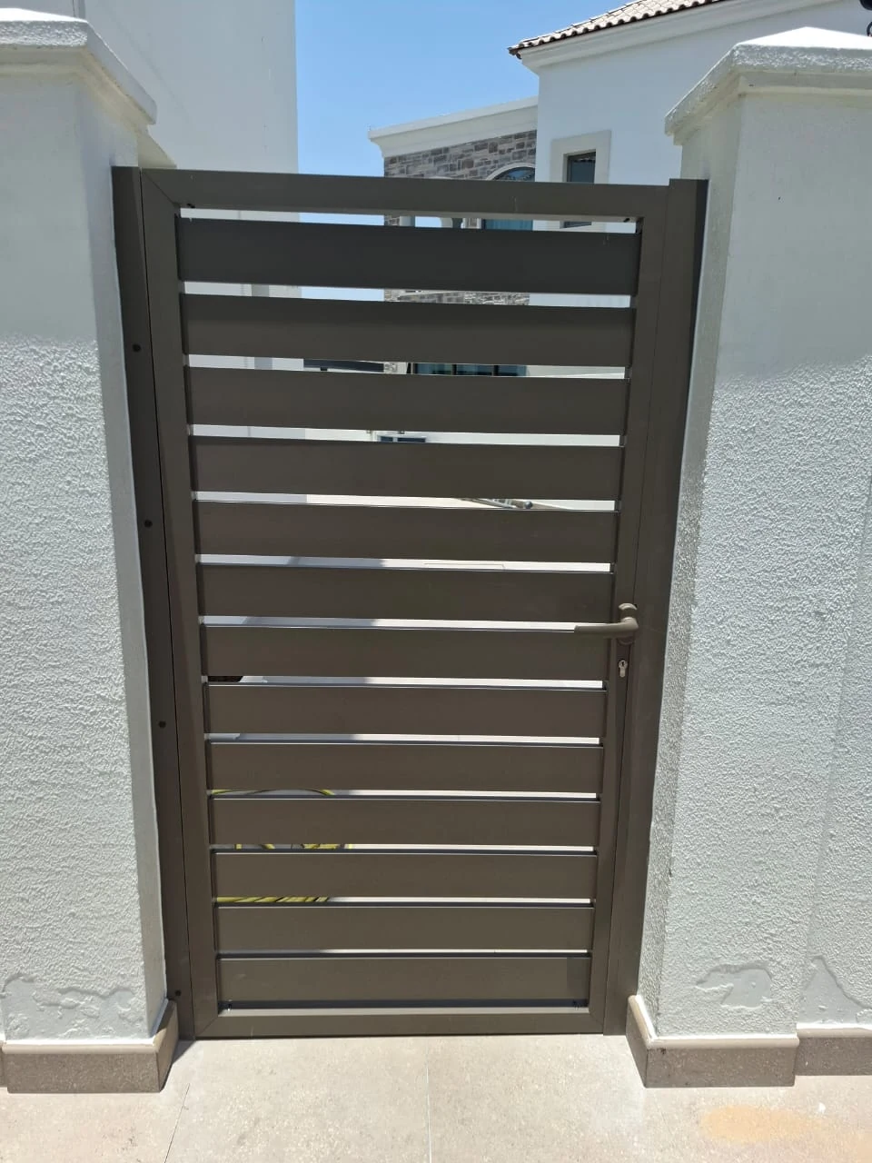 Blue Lake custom aluminum installation in Dubai UAE