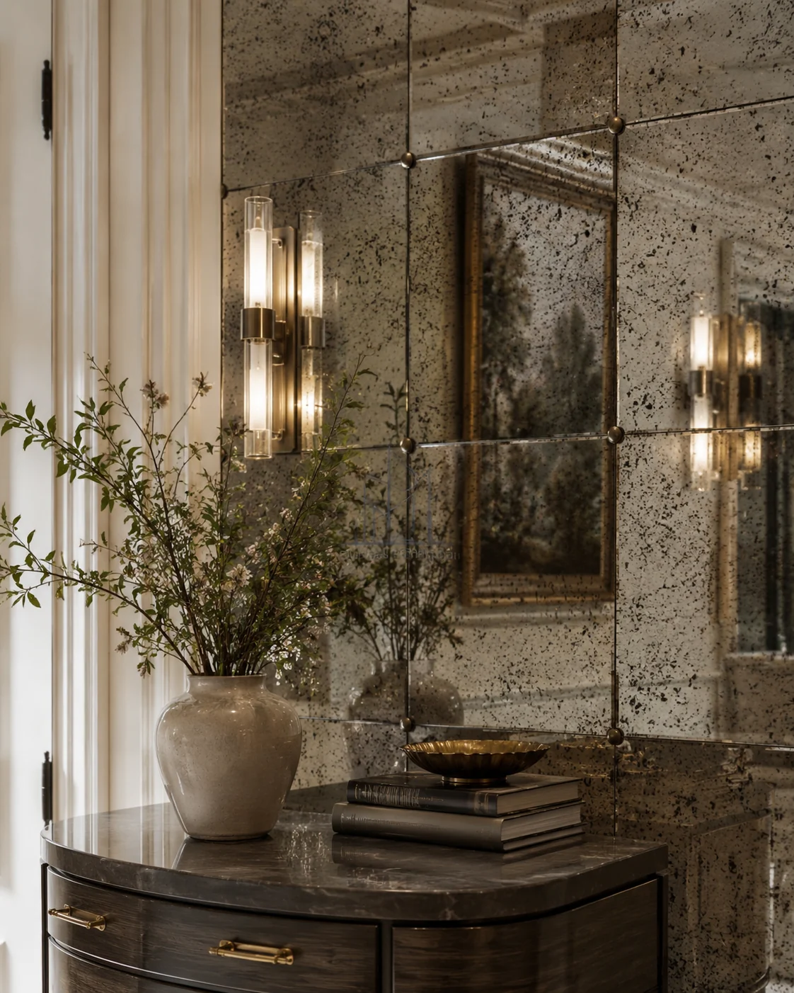 Antique Mirror installation project 5 in Dubai