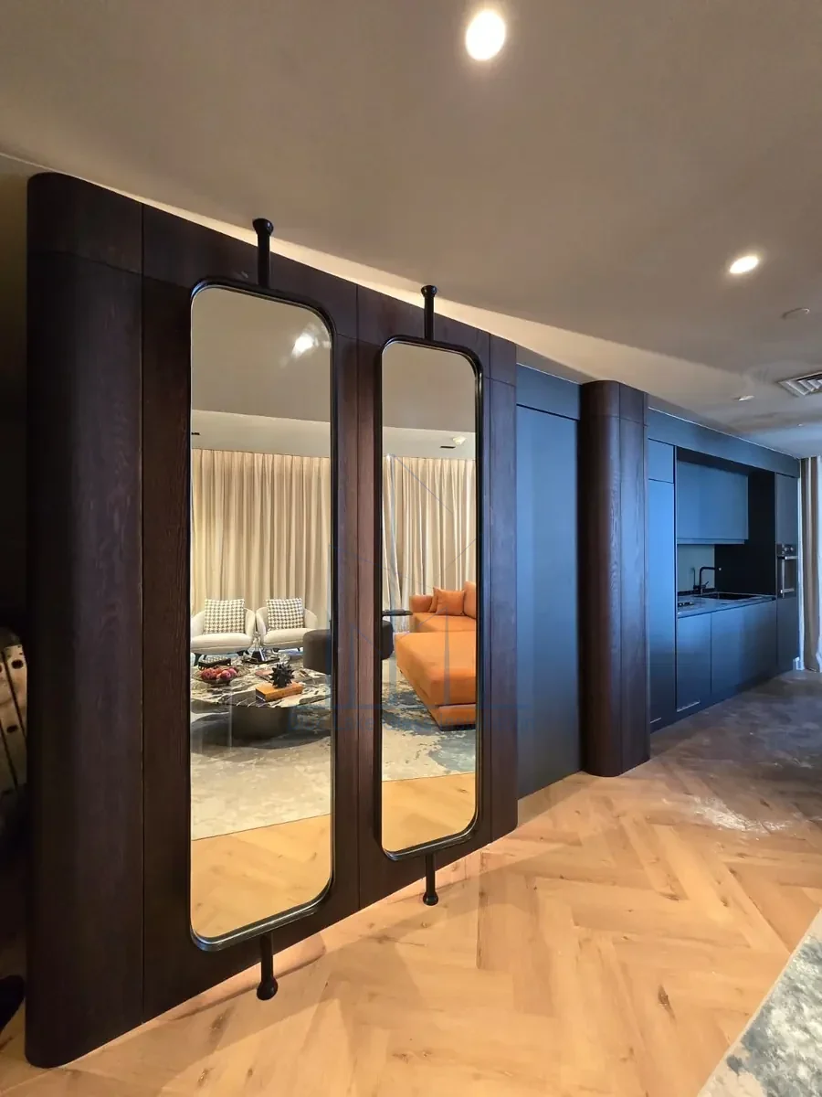 Mirror with Frame installation project 1 in Dubai