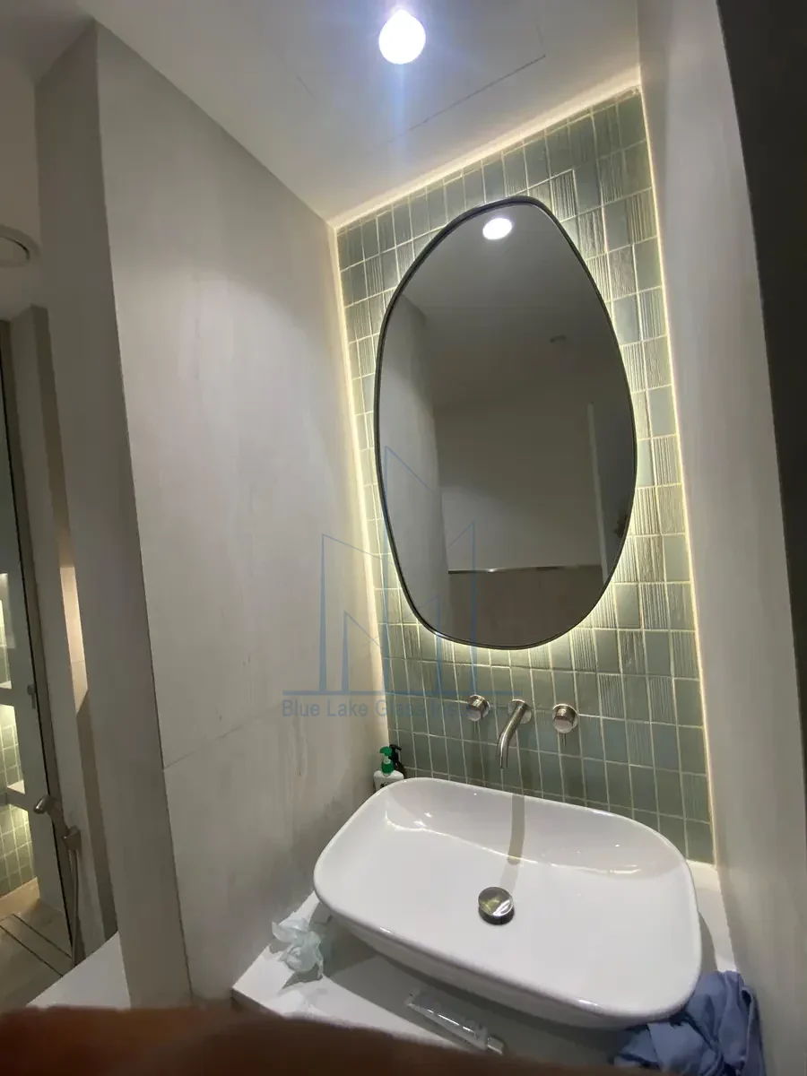 LED Mirror installation project 3 in Dubai
