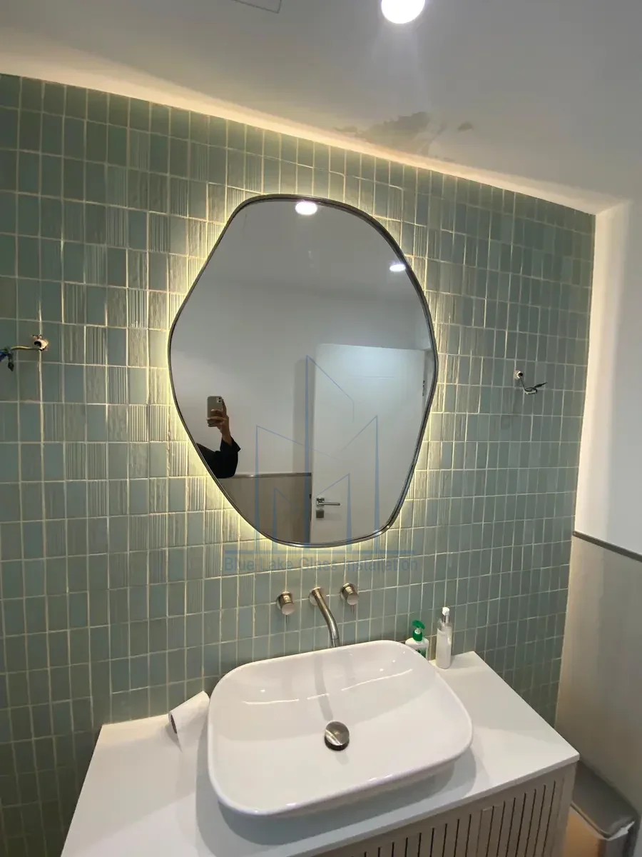 LED Mirror installation project 4 in Dubai