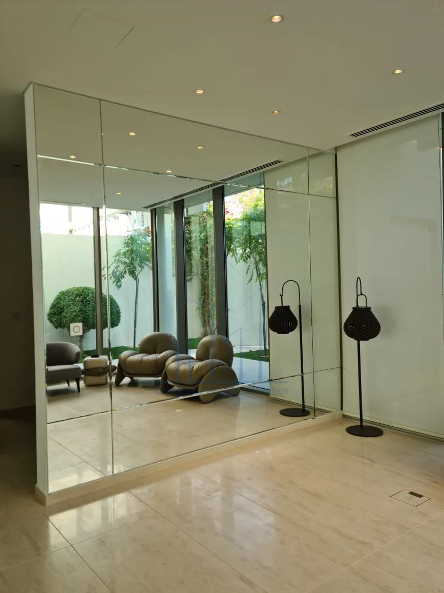 Wall Mirror installation project 4 in Dubai