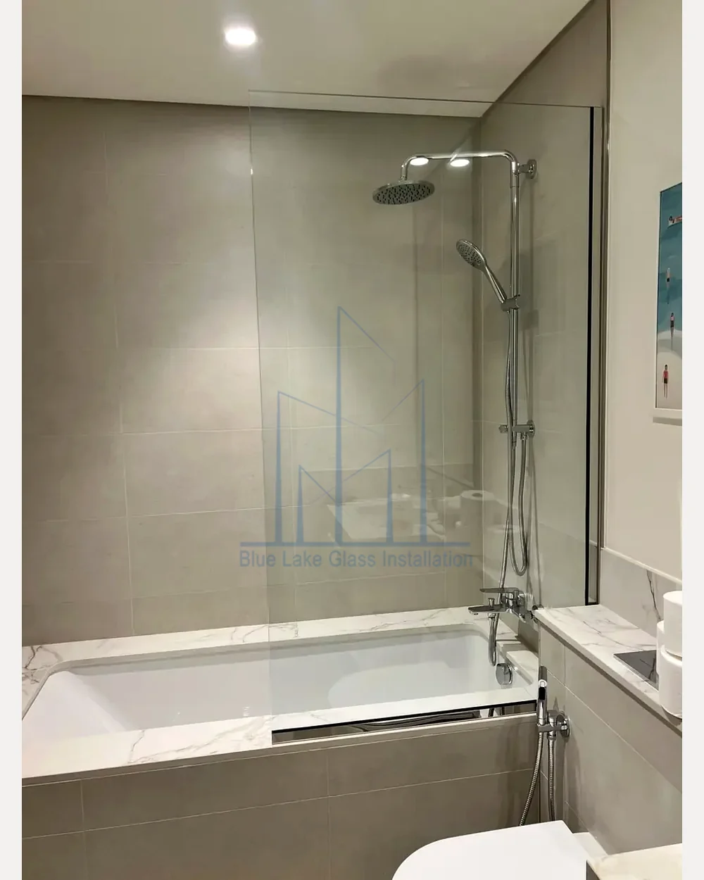 Bathtub glass screen project 1