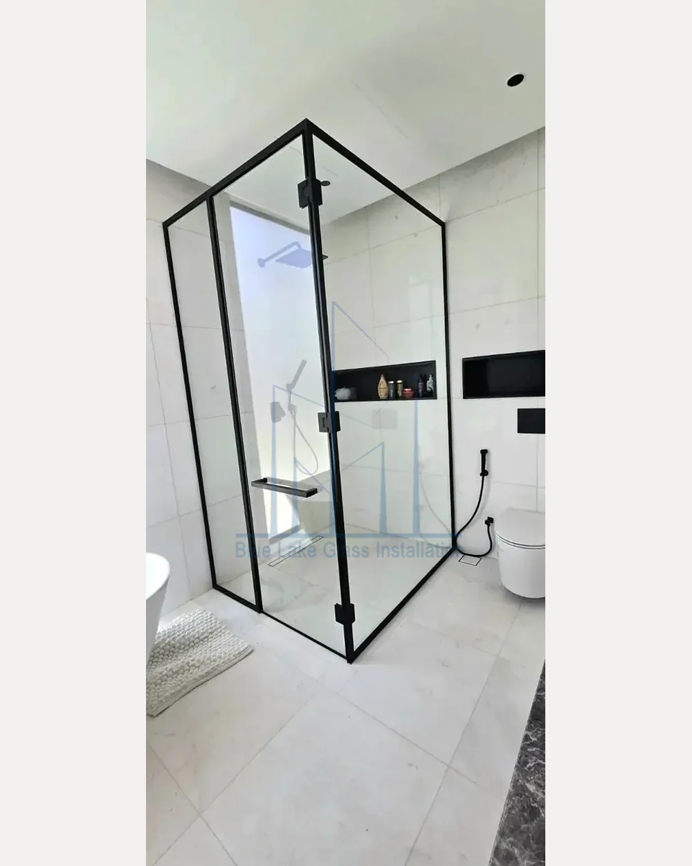 Frameless shower glass project 2