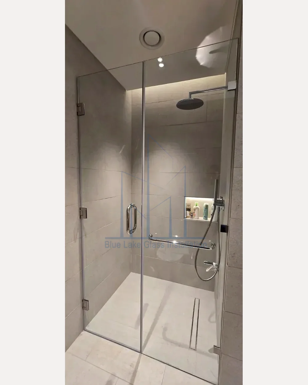 Frameless shower glass project 3