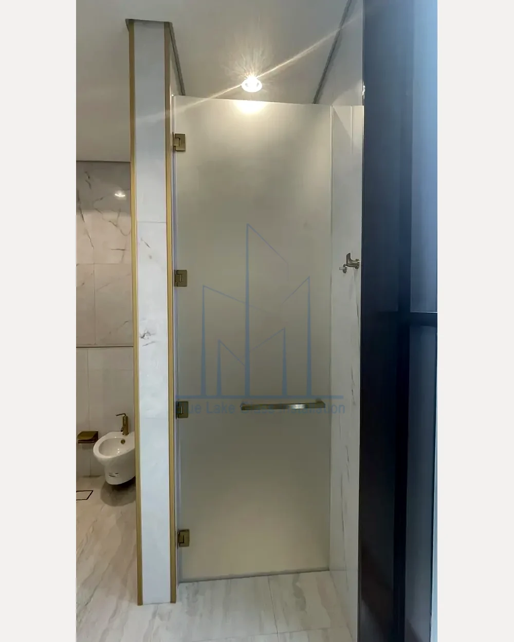 Frameless shower glass project 5